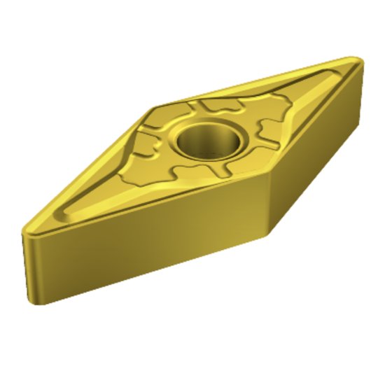 Picture of VNMG 332-KM 3005 Sandvik VNMG 160408-KM 3005 35.0° Negative Carbide 0.0310 0.79mm Radius Medium, Semi Finishing
