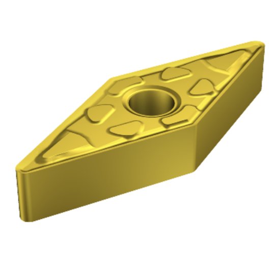 Picture of VNMG 332-mm 2015 Sandvik VNMG 160408-mm 2015 35.0° Negative Carbide 0.0320 0.81mm Radius Medium, Semi Finishing