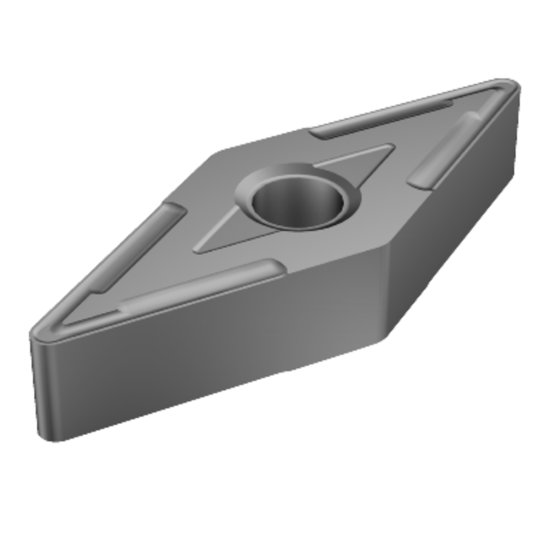 Picture of VNMG 332 H13A Sandvik VNMG 160408 H13A 35.0° Negative Carbide 0.0310 0.79mm Radius Medium, Semi Finishing