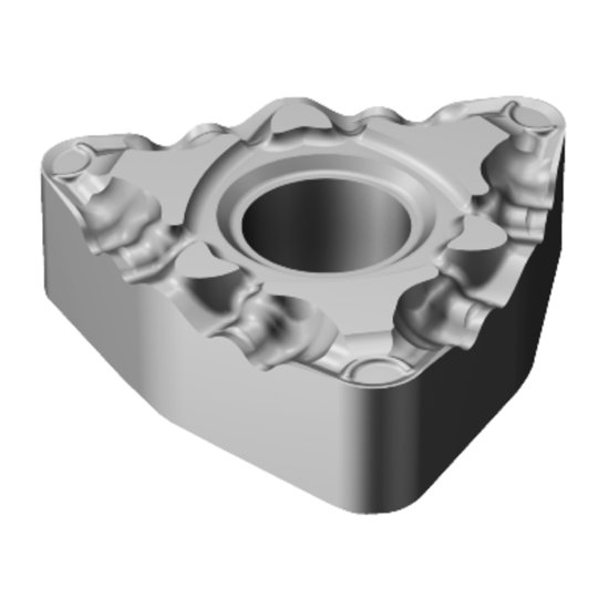 Picture of WNMG 331-PF 5015 Sandvik WNMG060404-PF 5015 Trigon Negative Cermet 0.0160 0.41mm Radius Finishing, Semi Finishing