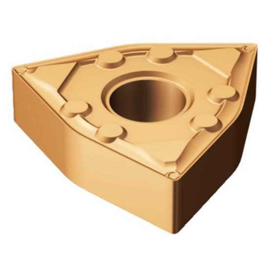 Picture of WNMG 331-WF 1115 Sandvik WNMG060404-WF 1115 Trigon Negative Carbide 0.0160 0.41mm Radius Finishing, Semi Finishing