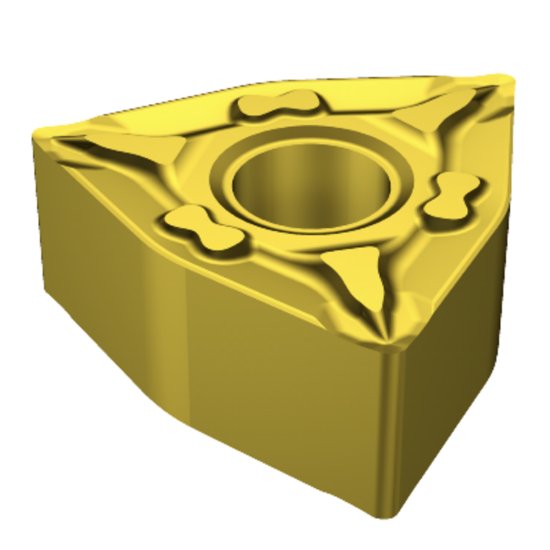 Picture of WNMG 331-MF 2025 Sandvik WNMG060404-MF 2025 Trigon Negative Carbide 0.0160 0.41mm Radius Finishing, Semi Finishing