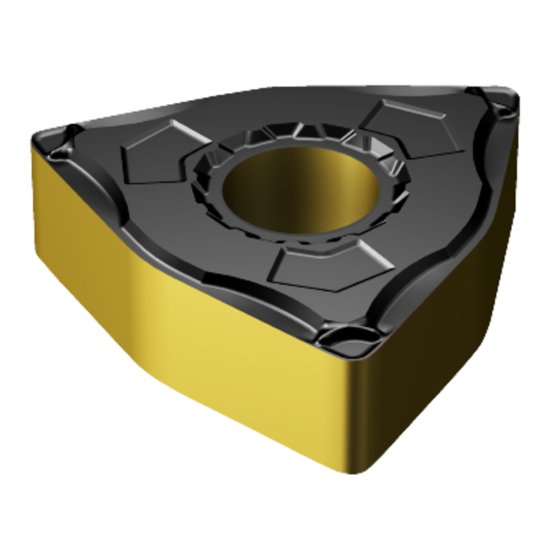 Picture of WNMG 331-LC 1515 Sandvik WNMG060404-LC 1515 Trigon Negative Carbide 0.0160 0.41mm Radius Medium, Semi Finishing