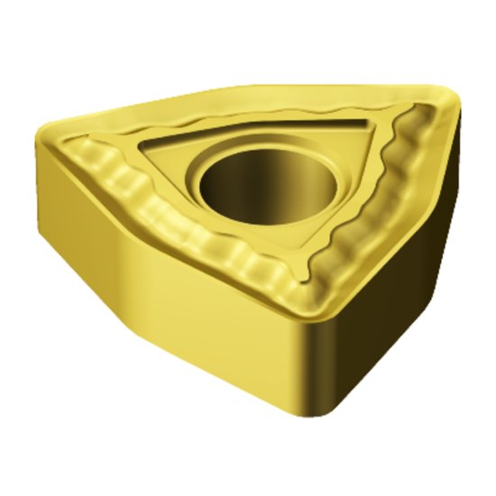 Picture of WNMG 332-QM 235 Sandvik WNMG060408-QM 235 Trigon Negative Carbide 0.0310 0.79mm Radius Medium, Semi Finishing