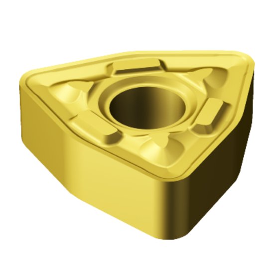 Picture of WNMG 333-MR 2035 Sandvik WNMG060412-MR 2035 Trigon Negative Carbide 0.0470 1.19mm Radius Roughing, Medium