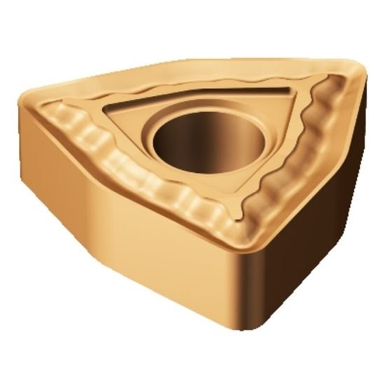 Picture of WNMG 431-QM 1115 Sandvik WNMG080404-QM 1115 Trigon Negative Carbide 0.0160 0.41mm Radius Medium, Semi Finishing