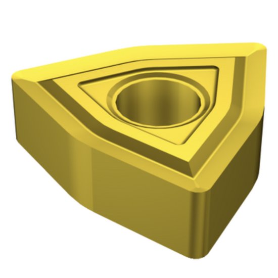 Picture of WNMG 432-23 1005 Sandvik WNMG080408-23 1005 Trigon Negative Carbide 0.0310 0.79mm Radius Medium, Semi Finishing