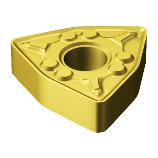 Picture of WNMG 432-WM 3005 Sandvik WNMG080408-WM 3005 Trigon Negative Carbide 0.0310 0.79mm Radius Medium, Semi Finishing