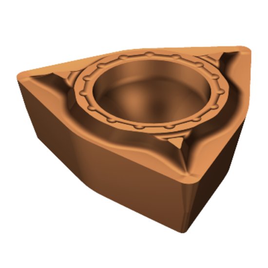 Picture of WPMT 2(1.5)1-MF 1125 Sandvik WPMT040204-MF 1125 Trigon Positive Carbide 0.0160 0.41mm Radius Finishing, Semi Finishing