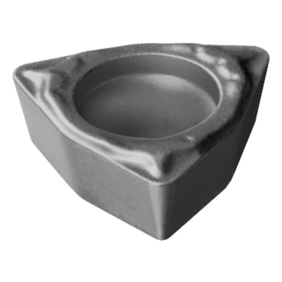 Picture of WPMT 1.2(1)0-PF 5015 Sandvik WPMT020102-PF 5015 Trigon Positive Cermet 0.0080 0.20mm Radius Finishing, Semi Finishing