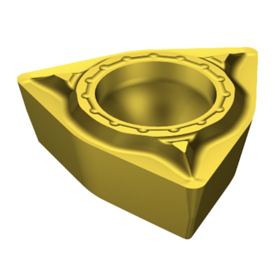 Picture of WPMT 1.2(1)1-MF 2025 Sandvik WPMT020104-MF 2025 Trigon Positive Carbide 0.0160 0.41mm Radius Finishing, Semi Finishing