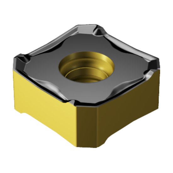 Picture of Sandvik 345R-1305M-Powder Metal 4220 CoroMill 345 Insert; 45 degree Face Milling