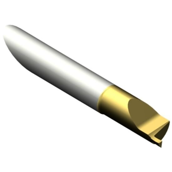 Picture of CXS-06F100-6215AL 1025 Sandvik 5848999 Solid Tool 0.0390 0.99mm Wide 0.0060 0.15mm Radius