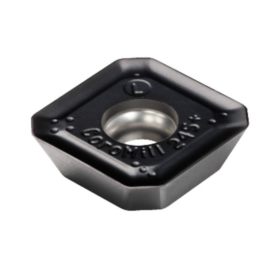 Picture of Sandvik R245-12 T3 E-PL S30T CoroMill 245 Insert; 45 degree Face Milling