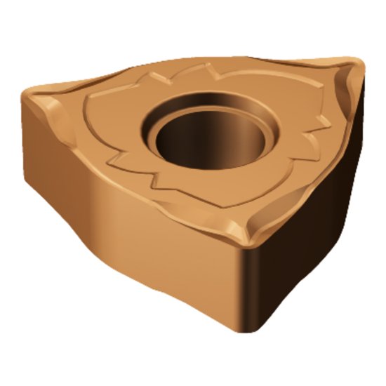 Picture of WNMG431-SF 1115 Sandvik WNMG080404-SF 1115 Trigon Negative Carbide 0.0160 0.41mm Radius Medium, Semi Finishing