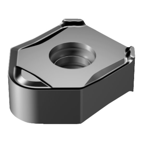 Picture of Sandvik 345N-1305E-PW5 1010 CoroMill 345 Insert Wiper; 45 degree Face Milling