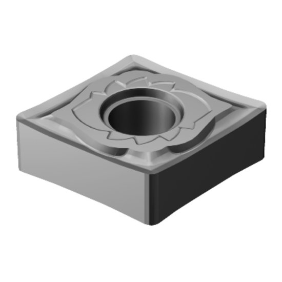Picture of CNGG432-SGF H13A Sandvik CNGG120408 SGF H13A 80.0° Negative Carbide 0.0310 0.79mm Radius Medium, Semi Finishing