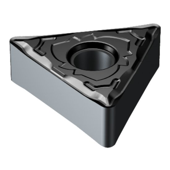 Picture of TNMG332-SF 1105 Sandvik TNMG160408-SF 1105 Triangle Negative Carbide 0.0310 0.79mm Radius Finishing, Semi Finishing