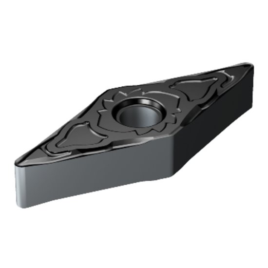 Picture of VNMG333-SF 1105 Sandvik VNMG160412-SF 1105 35.0° Negative Carbide 0.0470 1.19mm Radius Finishing, Semi Finishing