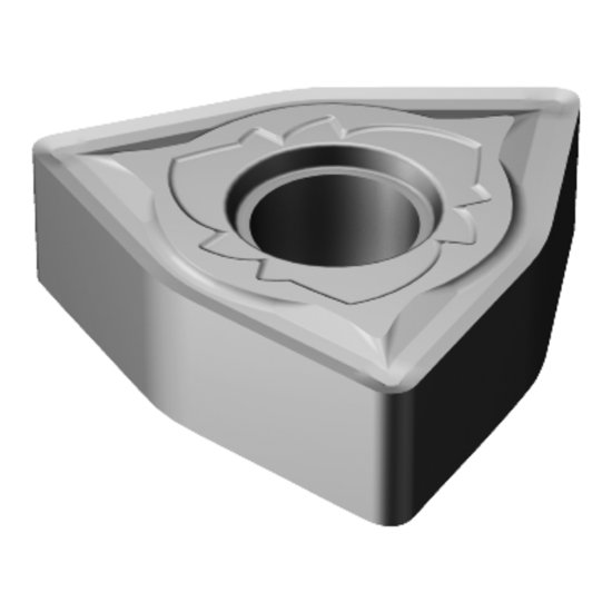 Picture of WNMG432-SMR H13A Sandvik WNMG080408-SMR H13A Trigon Negative Carbide 0.0310 0.79mm Radius Roughing, Medium
