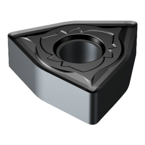 Picture of WNMG433-SMR 1105 Sandvik WNMG080412-SMR 1105 Trigon Negative Carbide 0.0470 1.19mm Radius Roughing, Medium