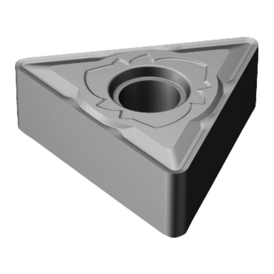 Picture of TNMG332-SM H13A Sandvik TNMG160408-SM H13A Triangle Negative Carbide 0.0310 0.79mm Radius Medium, Semi Finishing