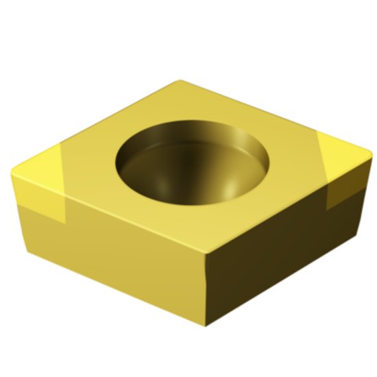 Picture of CCGW3(2.5)1T0320F 7525 Sandvik CCGW09T304T0320F 7525 80.0° Positive CBN 0.0160 0.41mm Radius Finishing, Semi Finishing