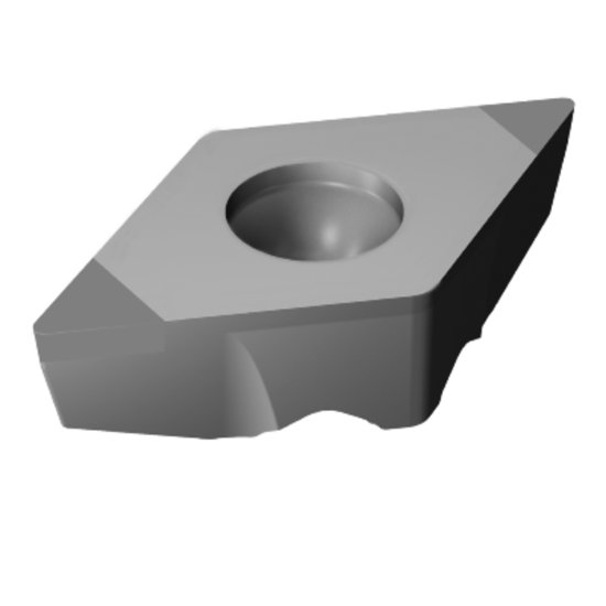 Picture of TR-DC1304S01020F 7025 Sandvik TR-DC1304S01020F 7025 55.0° Positive CBN 0.0160 0.41mm Radius Finishing, Semi Finishing