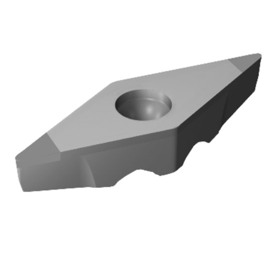 Picture of TR-VB1308S01020F 7025 Sandvik TR-VB1308S01020F 7025 35.0° Positive CBN 0.0310 0.79mm Radius Finishing, Semi Finishing