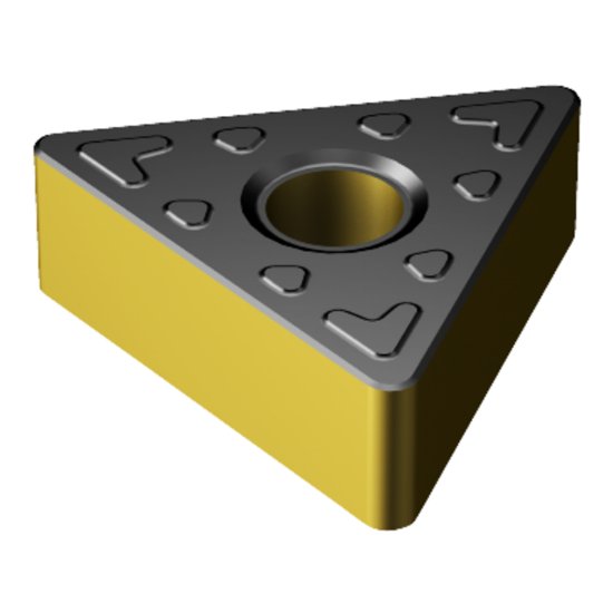Picture of TNMG 332-KRR 3210 Sandvik TNMG 160408-KRR 3210 Triangle Negative Carbide 0.0310 0.79mm Radius Roughing, Medium