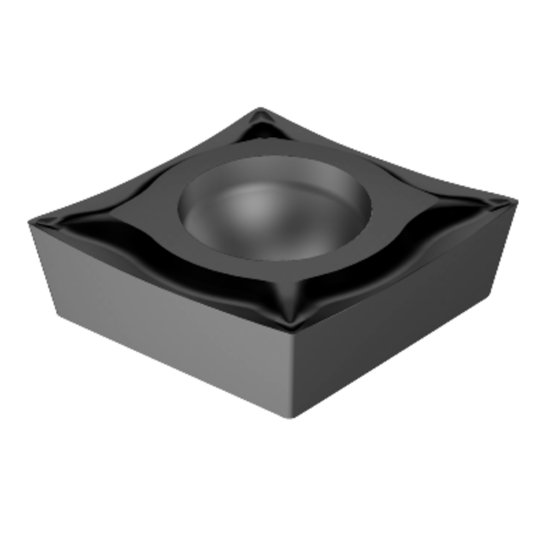 Picture of CCGT 2(1.5)03-UM 1105 Sandvik CCGT060201 UM 1105 80.0° Positive Carbide 0.0040 0.10mm Radius Finishing, Semi Finishing