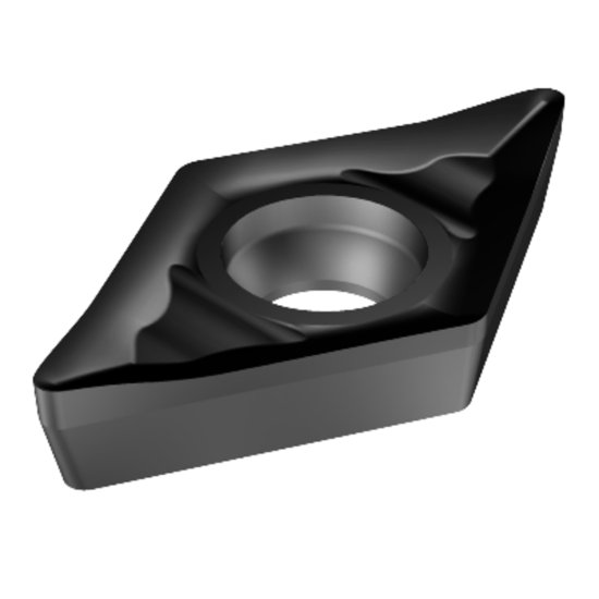 Picture of DCGX 2(1.5)1-AL 1105 Sandvik DCGX070204-AL 1105 55.0° Positive Carbide 0.0160 0.41mm Radius Medium, Semi Finishing