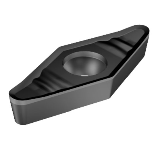 Picture of VCGX 332-AL 1105 Sandvik VCGX 160408-AL 1105 35.0° Positive Carbide 0.0310 0.79mm Radius Finishing, Semi Finishing