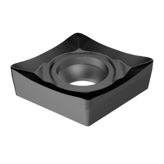 Picture of CCGX 3(2.5)1-AL 1105 Sandvik CCGX09T304 AL 1105 80.0° Positive Carbide 0.0160 0.41mm Radius Finishing, Semi Finishing