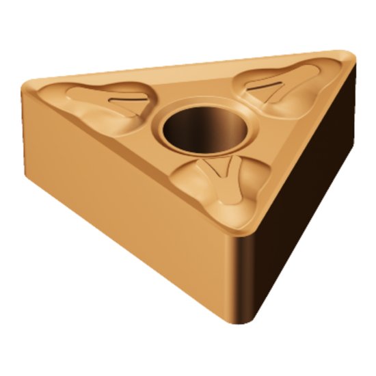 Picture of TNMG 332-XM GC15 Sandvik TNMG 160408-XM GC15 Triangle Negative Carbide 0.0310 0.79mm Radius Medium, Semi Finishing
