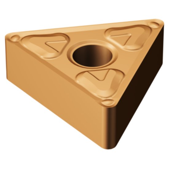 Picture of TNMG 333-XF GC15 Sandvik TNMG 160412-XF GC15 Triangle Negative Carbide 0.0470 1.19mm Radius Medium, Semi Finishing