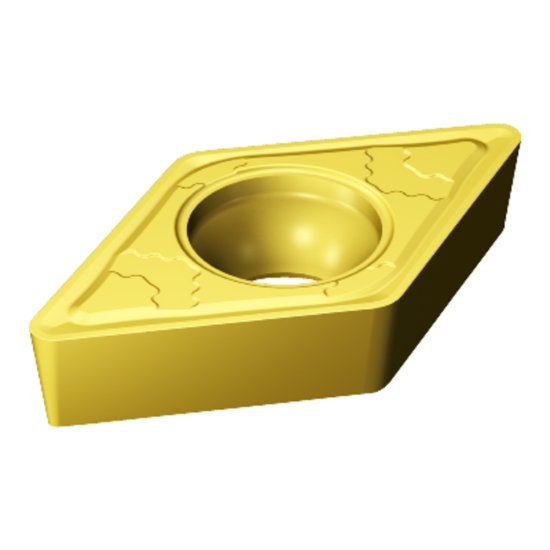 Picture of DCMT 3(2.5)2-mmC 2025 Sandvik DCMT11T308-mmC 2025 55.0° Positive Carbide 0.0310 0.79mm Radius Medium, Semi Finishing