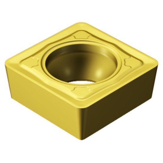 Picture of SCMT 3(2.5)2-mmC 2025 Sandvik SCMT 09T308-mmC 2025 Square Positive Carbide 0.0310 0.79mm Radius Medium, Semi Finishing