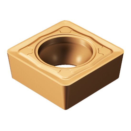 Picture of SCMT 3(2.5)1-SMC 1115 Sandvik SCMT 09T304-SMC 1115 Square Positive Carbide 0.0160 0.41mm Radius Finishing, Semi Finishing