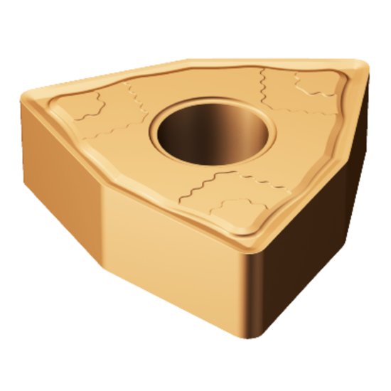 Picture of WNMG 432-SMC 1115 Sandvik WNMG080408-SMC 1115 Trigon Negative Carbide 0.0310 0.79mm Radius Medium, Semi Finishing