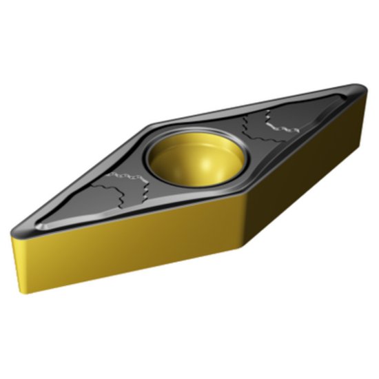 Picture of VBMT 332-PMC 4325 Sandvik VBMT 160408-PMC 4325 35.0° Positive Carbide 0.0310 0.79mm Radius Medium, Semi Finishing