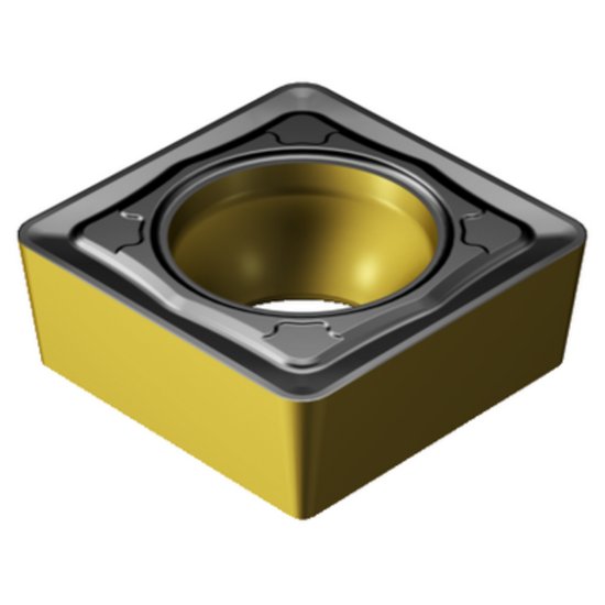 Picture of SCMT 3(2.5)2-PMC 4325 Sandvik SCMT 09T308-PMC 4325 Square Positive Carbide 0.0310 0.79mm Radius Medium, Semi Finishing