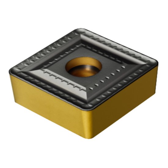 Picture of SBMT 38 12 32-XH 4215 Sandvik SBMT 38 12 32-XH 4215 Square Positive Carbide 0.1250 3.18mm Radius Medium, Semi Finishing Bar Peeler