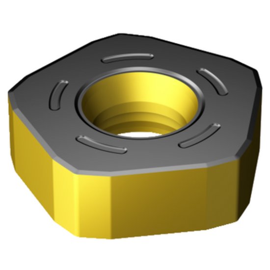 Picture of Sandvik 357N-2408M-KH 4220 CoroMill 357 Heavy Duty Insert; 33 degree lead Heavy duty Milling