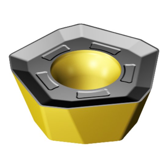 Picture of Sandvik 419R-1405M-Powder Metal 4220 CoroMill® 419, Carbide Insert for Milling, TiCN + Al2O3 + TiN Coating Insert