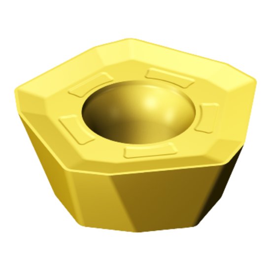 Picture of Sandvik 419R-1405M-Powder Metal S40T CoroMill® 419, Carbide Insert for Milling, TiCN + Al2O3 + TiN Coating Insert