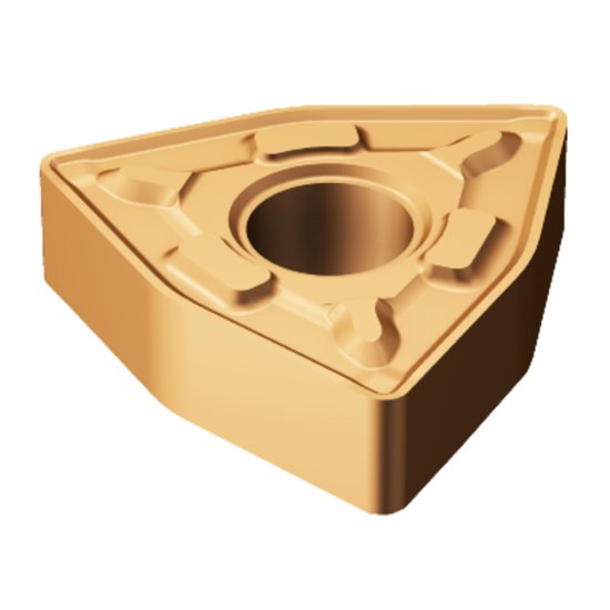 Picture of WNMG 433-MRR 1115 Sandvik WNMG080412-MRR 1115 Trigon Negative Carbide 0.0470 1.19mm Radius Roughing, Medium