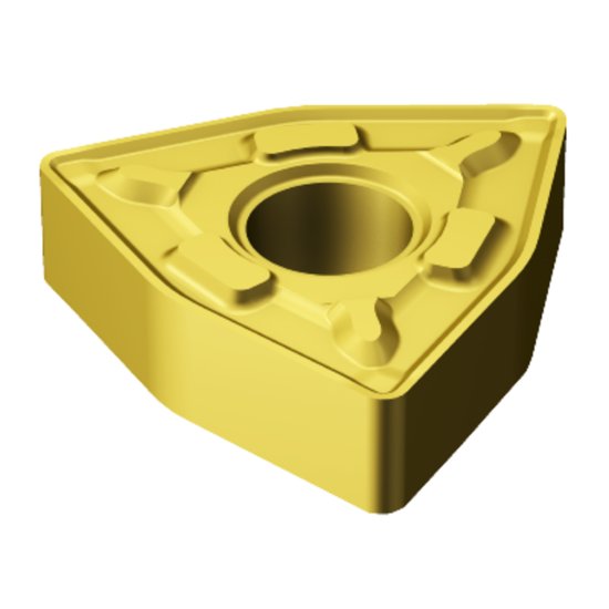 Picture of WNMG 433-MRR 2015 Sandvik WNMG080412-MRR 2015 Trigon Negative Carbide 0.0470 1.19mm Radius Roughing, Medium