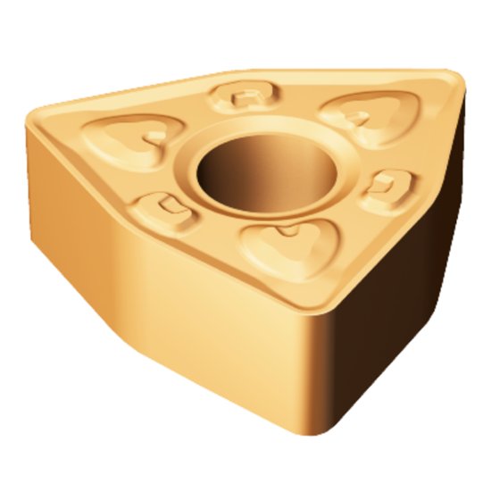 Picture of WNMG 433-XMR GC15 Sandvik WNMG080412-XMR GC15 Trigon Negative Carbide 0.0470 1.19mm Radius Roughing, Medium