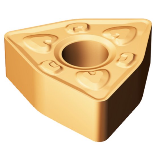 Picture of WNMG 333-XMR GC15 Sandvik WNMG060412-XMR GC15 Trigon Negative Carbide 0.0470 1.19mm Radius Medium, Semi Finishing